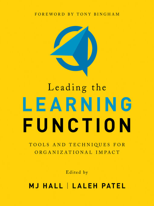 Title details for Leading the Learning Function by MJ Hall - Available